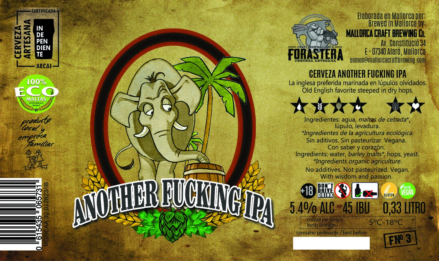 Another Fucking IPA Label 