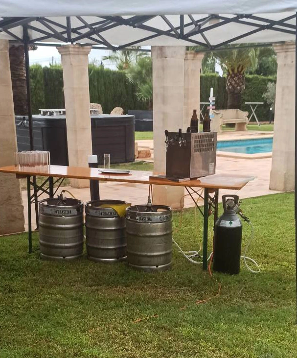 FORASTERA Craft-Beer-Fass für Zapfanlagenverleih auf Mallorca