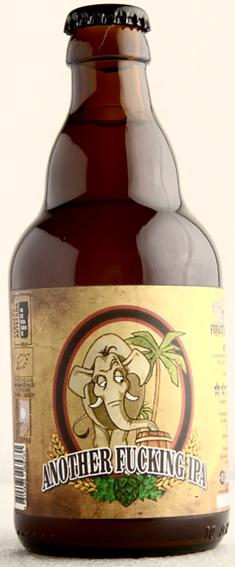 Another Fucking IPA de FORASTERA, cerveza IPA artesanal elaborada en Alaró, Mallorca