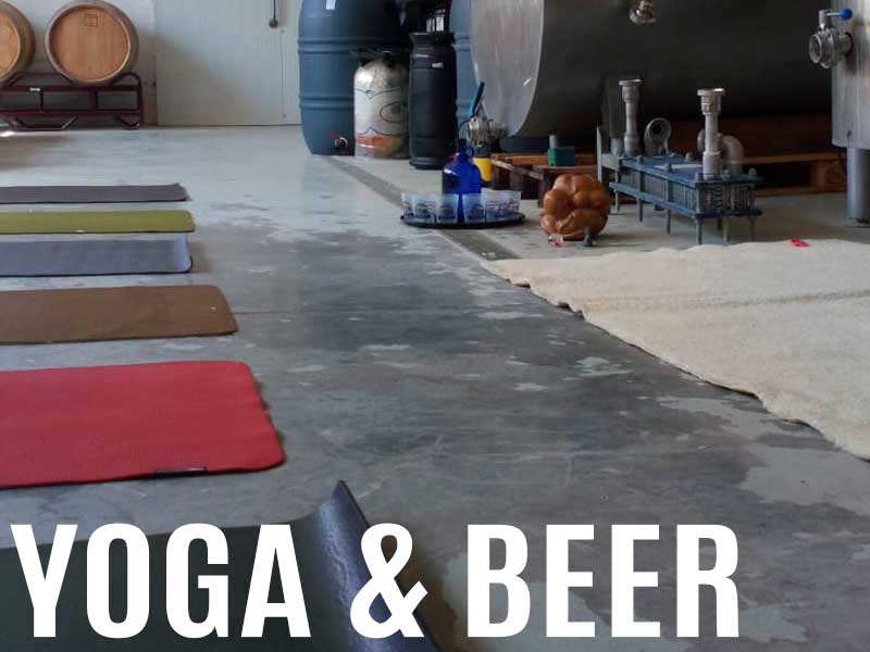 yoga & beer